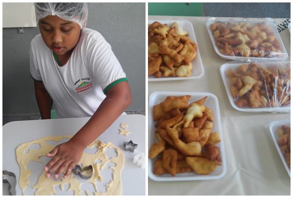 Receitas que ensinam e fazem a diferença em escola do Caxixe