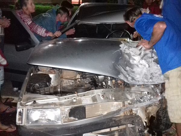 Colisao entre dois veiculos deixa jovem em estado gravissimo em Afonso Claudio 3