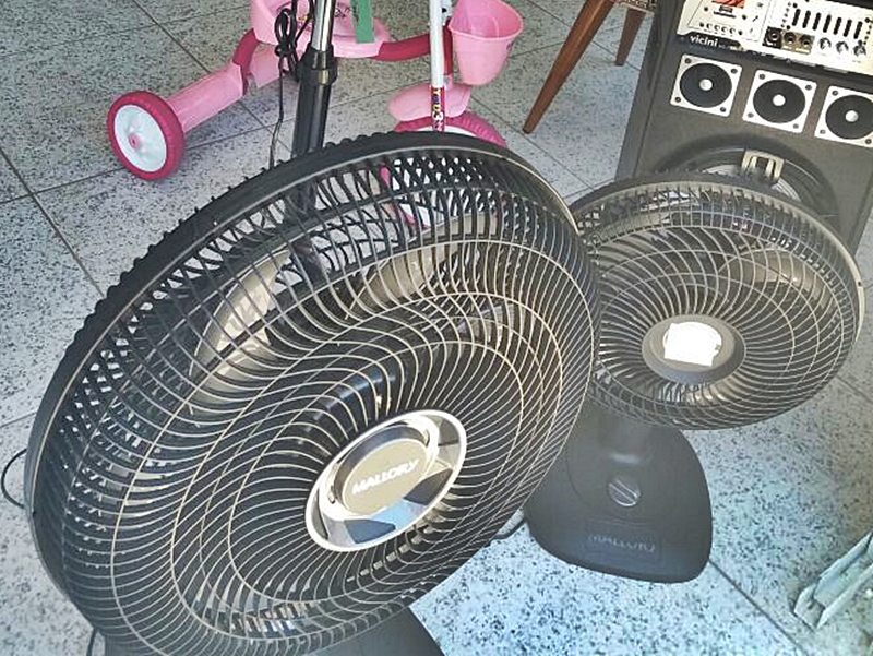Calor aumenta vendas de ventiladores e aguas em Marechal Floriano 2