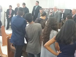 Celebracao nesta manhã antecede o Culto de Missoes da Assembleia de Deus em Marechal Floriano 3