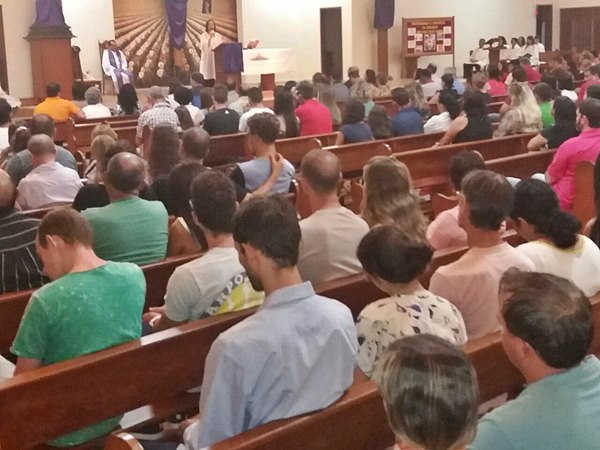 Morte do padre Abilio e anunciada durante a missa das 19 horas
