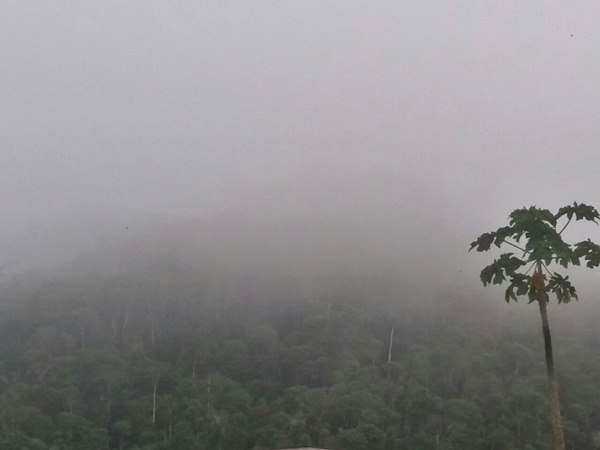 Ameaca de temporal termina em neblina em Marechal Floriano
