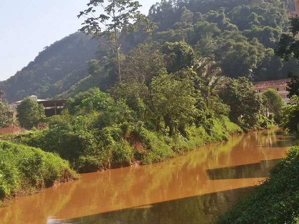 Braco Sul do Rio Jucu continua com nivel superior apos temporal 2