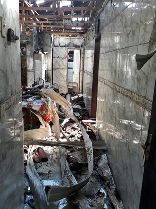 Carregador de celular na tomada causou incendio em residencia em Alto Paraju 2