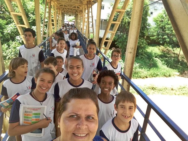 Estudantes de Afonso Claudio aprendem Historia e Biologia de forma ludica e diferenciada