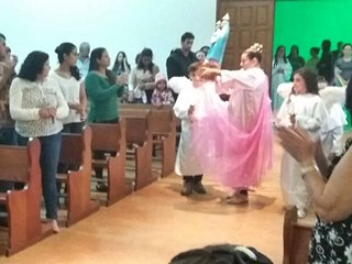 Comunidade catolica de Victor Hugo participa de celebracao em Marechal Floriano 6