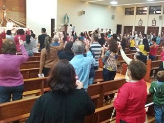 Comunidade de Sao Jose abrilhantou o Triduo Preparatorio na matriz catolica Marechal Floriano 4