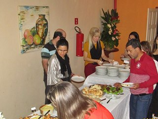 Muita animacao na Festa Beneficente da Sou Feliz em Marechal Floriano