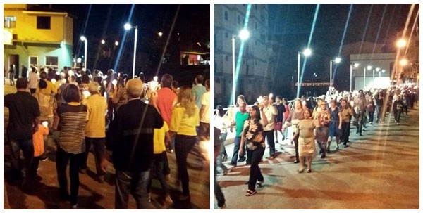 Procissao luminosa e coroacao da imagem de Nossa Senhora da Penha em Marechal Floriano 02