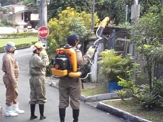 Bloqueio da dengue em bairro de Marechal Floriano