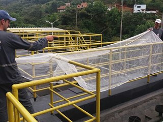 Cesan reinicia a instalação de telas na ETE de Marechal Floriano