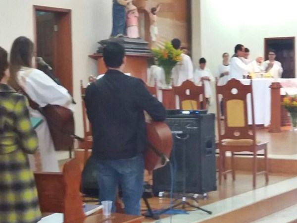 Celebracao deste domingo 17 com a presenca de 500 catolicos em Marechal Floriano 2