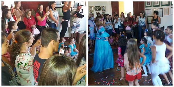 Dancas infantis atraem moradores e turistas a antiga estacao de Marechal Floriano 3