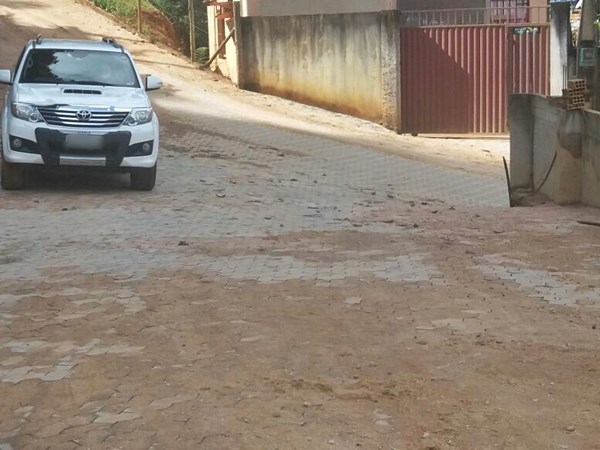 Estrada destruida por tempestade em Marechal Floriano e recuperada 03