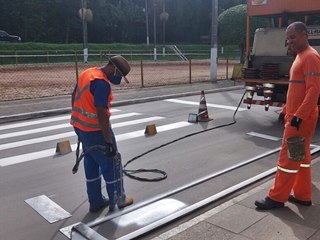 Faixas de pedestres para dar mais segurança em Marechal Floriano