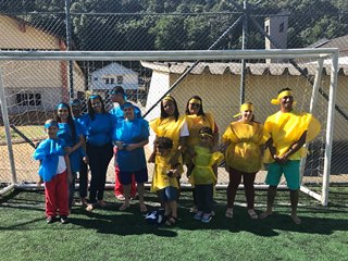 Galera da Pestalozzi de Marechal Floriano é Brasil no campo 3