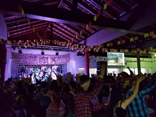 Grupo de Danças Grünes Tal é atração Arraiá do Fritz em Santa Maria de Marechal Floriano