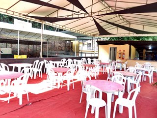 Palco e decoração recebem os últimos ajustes para o 25º Festival do Vinho de Domingos Martins 3