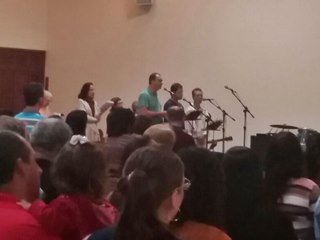 Pregando o amor na celebração da noite deste domingo 5 em Marechal Floriano