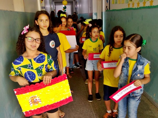 Projeto Copa na Escola na EMEF Elisiario Ferreira Filho em Marechal Floriano 3