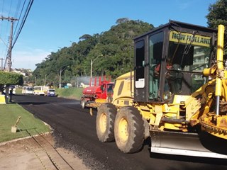 Aproveitamento de massa asfáltica no novo estacionamento em Marechal Floriano 2