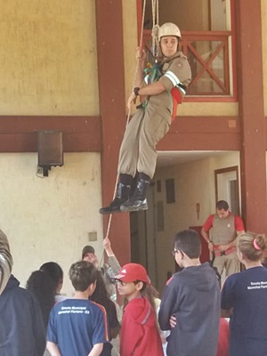 Bombeiros recebem alunos de escola publica de Marechal Floriano na Semana de Prevencao 4