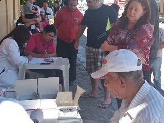 Busca por casos de hepatite viral diabetes e HIV na antiga estação ferroviária de Marechal Floriano