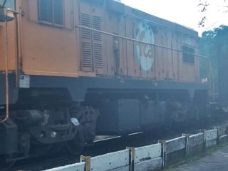 Buzinadas do trem atraem a atenção dos moradores de Marechal Floriano 2