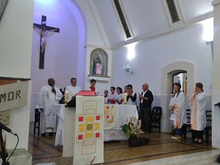 Católicos de Marechal Floriano participam de missa especial em Santa Isabel 2