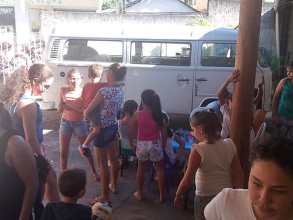 Criancas participam de leituras biblicas e divertimentos na Igreja Batista de Marechal Floriano 2