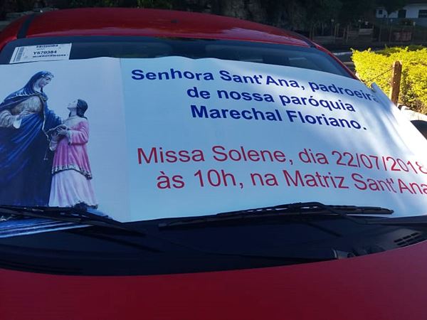 Fiat novo e o premio do sorteio desse domingo 22 na Festa de SantAna em Marechal Floriano 2