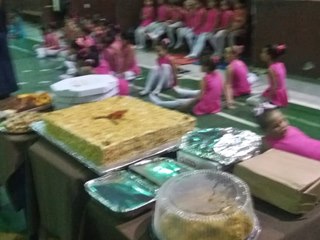 Ginástica rítmica em noite fria anima famílias de Marechal Floriano
