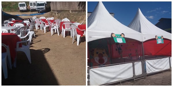 Preparacao das iguarias para festa caipira com quadrilha julina em Marechal Floriano 3