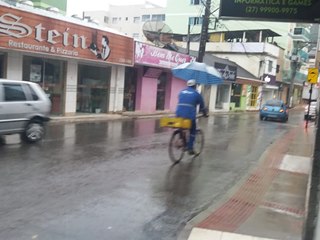 Chuva em Marechal Floriano durante toda a noite