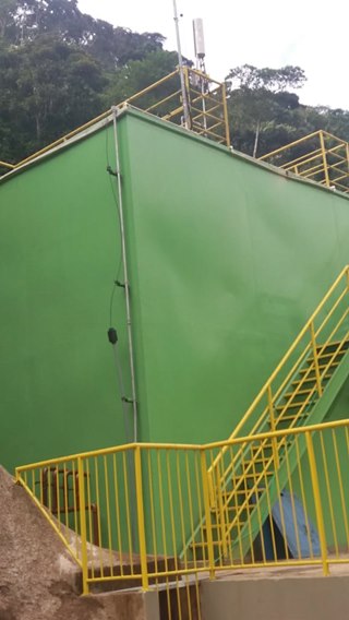 Equipamento para queimar gases na ETE de Marechal Floriano