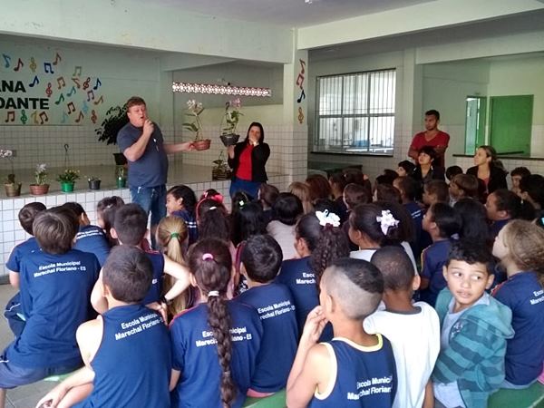 Escolas de Marechal Floriano jA trabalham no Projeto das OrquIdeas 3