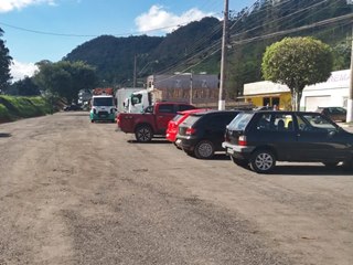 Novo estacionamento ainda inacabado já funciona em Marechal Floriano