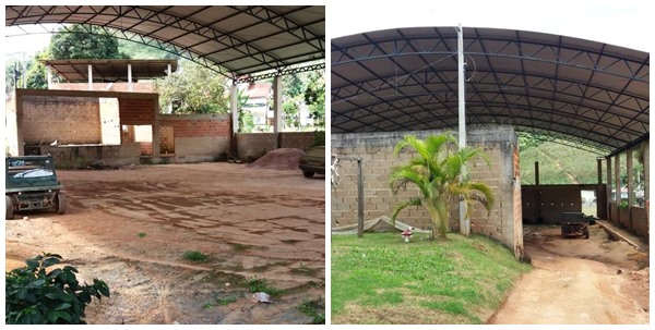 Ordem de servico para as obras da quadra de Araguaya 2