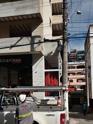 Pássaro provoca defeito em sistema elétrico em Marechal Floriano