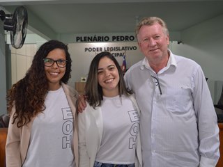 Alunas de Marechal Floriano representam o Estado no Parlamento Jovem 2
