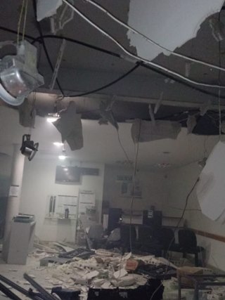 Bandidos explodem agência do Sicoob em Caramuru