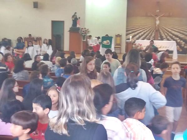 Celebracao catolica em Marechal Floriano lembra a importancia da Biblia 2