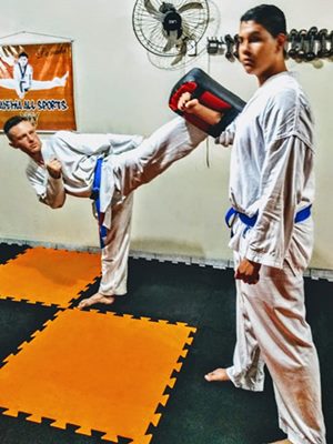 Embarcaram nesta manha 29 para Vitória os atletas de taekwondo de Marechal Floriano 2