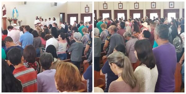 Missa dedicada ao Mes de Bíblia na Matriz de SantAna em Marechal Floriano 2