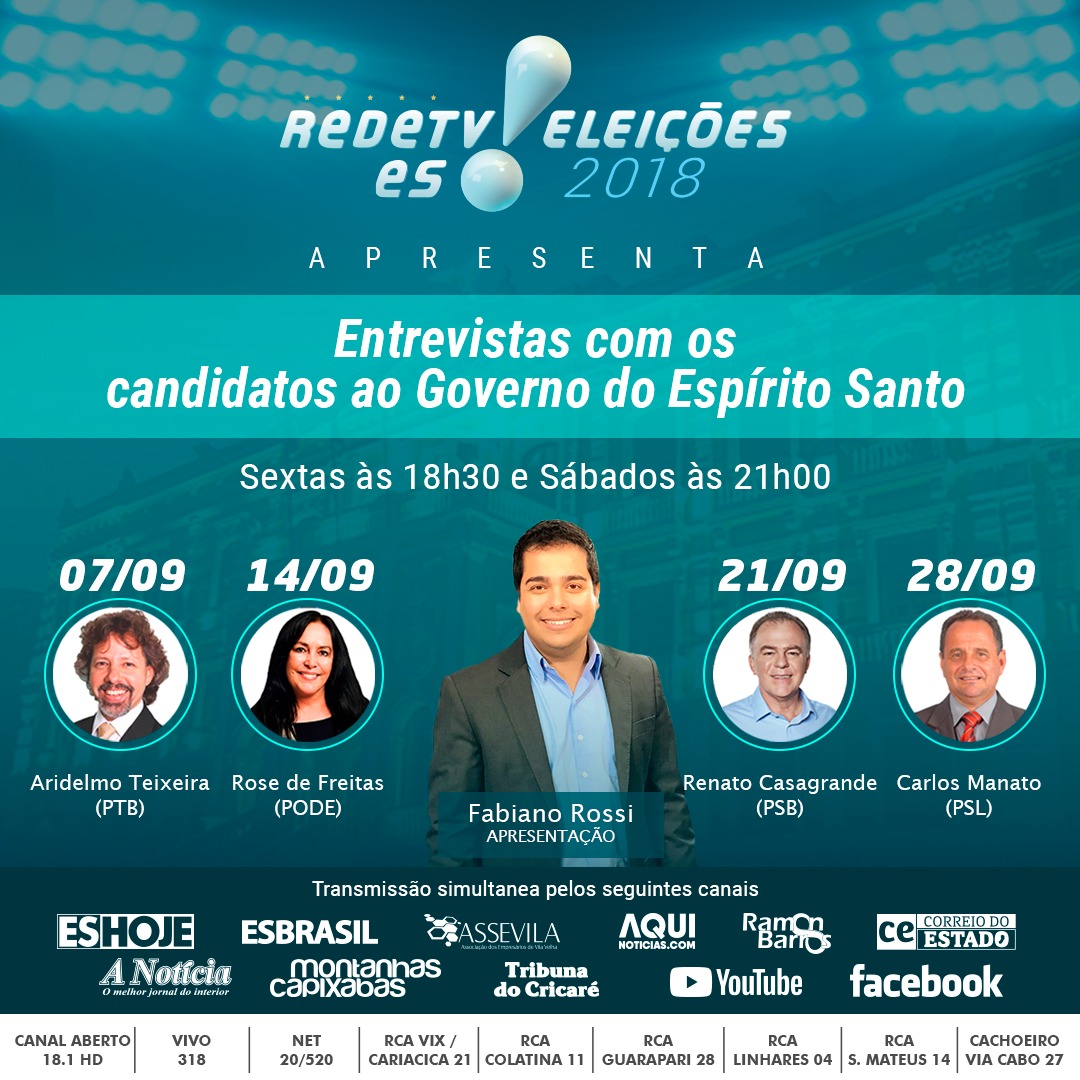 Montanhas Capixabas transmite entrevistas com candidatos ao governo do Estado2