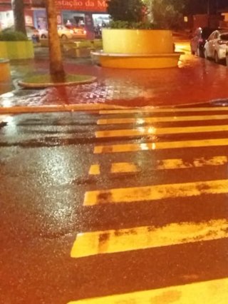 Noite de ontem com muita chuva em Marechal Floriano 2