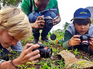 Oficina de observação de aves. Crédito Léo Merçon