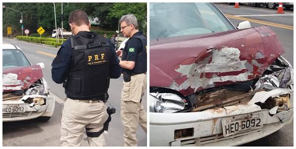 Acidente envolvendo dois carros deixam feridos no trevo da BR262 em Marechal Floriano 02