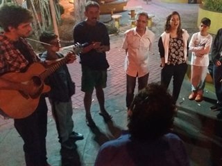 Encontro religioso acontece na Pracinha de Marechal Floriano