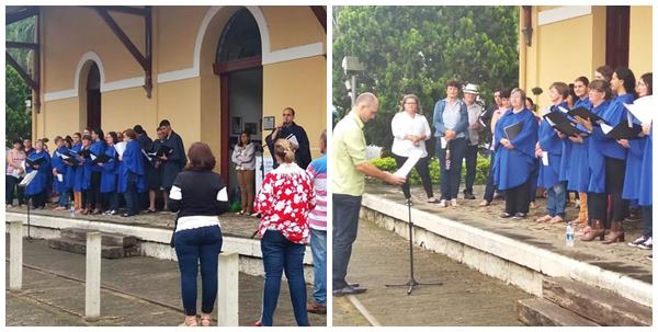 Luteranos de Marechal Floriano promovem culto na estacao no Dia da Reforma 03